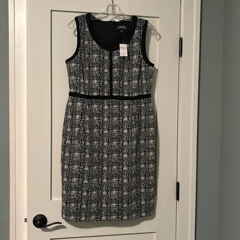 Black and white professional dress